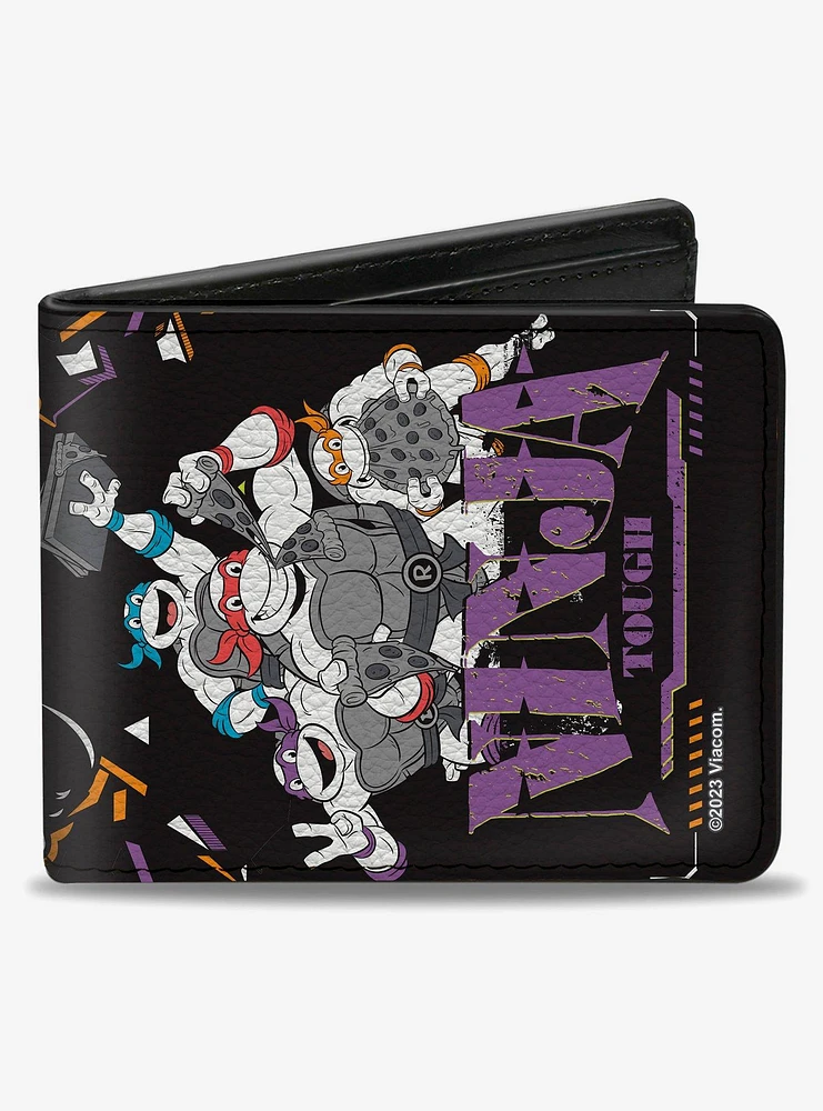 Teenage Mutant Ninja Turtles Tough Group Pose and Enemies Bifold Wallet