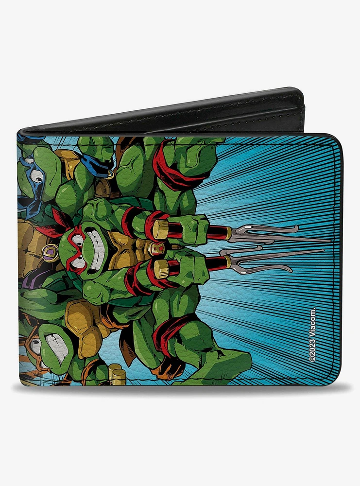 Teenage Mutant Ninja Turtles Turtle Power Group Pose Bifold Wallet