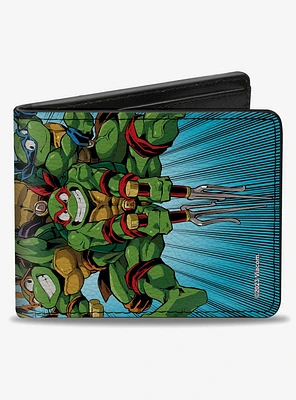 Teenage Mutant Ninja Turtles Turtle Power Group Pose Bifold Wallet