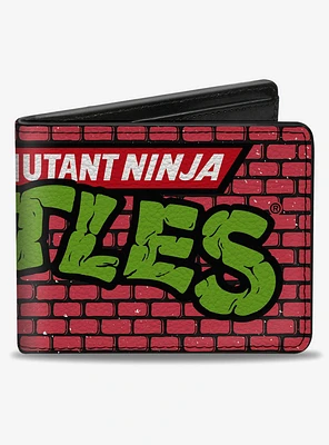 Teenage Mutant Ninja Turtles Brick Title Logo Bifold Wallet