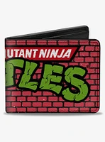 Teenage Mutant Ninja Turtles Brick Title Logo Bifold Wallet