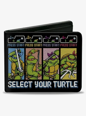 Teenage Mutant Ninja Turtles Select Your Turtle Arcade Bifold Wallet