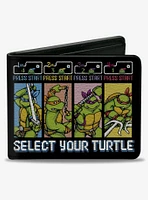Teenage Mutant Ninja Turtles Select Your Turtle Arcade Bifold Wallet