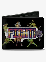 Teenage Mutant Ninja Turtles and Villains Arcade Fight Pose Bifold Wallet