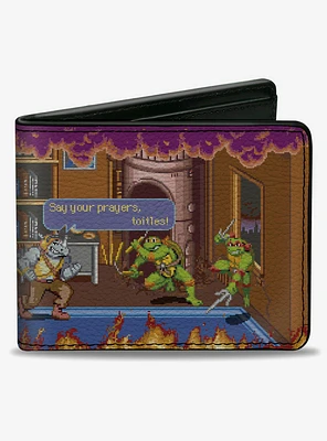 Teenage Mutant Ninja Turtles Battle Rocksteady Arcade Bifold Wallet