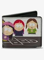 South Park Bebe and Wendy Deep Learning Hopscotch Bifold Wallet