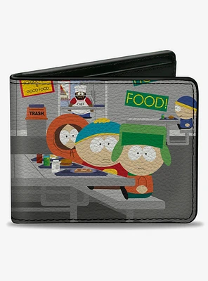 South Park Boys Group Cafeteria Table Scene Bifold Wallet