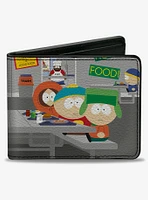 South Park Boys Group Cafeteria Table Scene Bifold Wallet