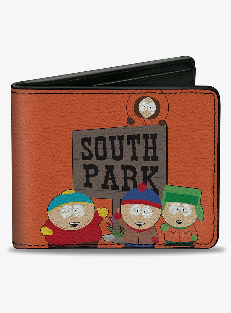 South Park Sign Group Pose Bifold Wallet