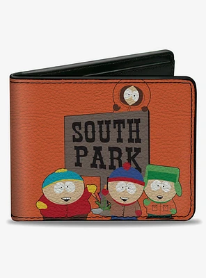 South Park Sign Group Pose Bifold Wallet