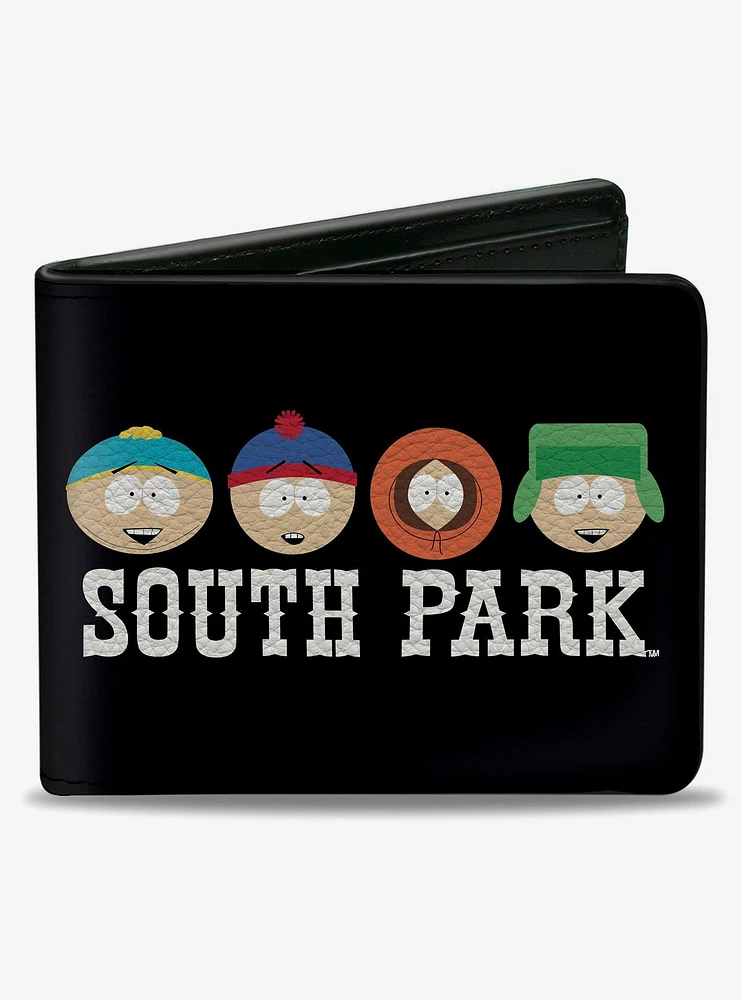 South Park Boys Faces and Title Bifold Wallet