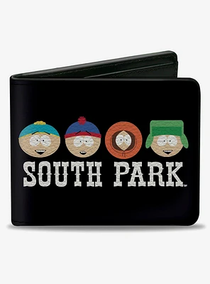 South Park Boys Faces and Title Bifold Wallet