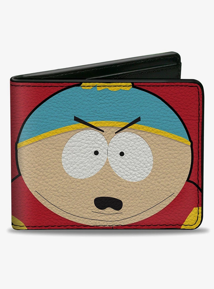 South Park Cartman Face Character Close Up Bifold Wallet