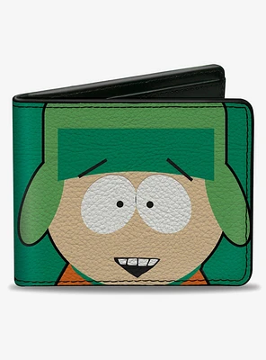 South Park Kyle Face Character Close Up Bifold Wallet