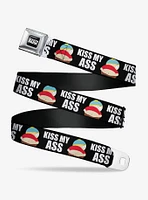 South Park Cartman Pants Kiss My Ass Pose Seatbelt Buckle Belt