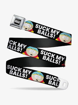 South Park Cartman Suck My Balls Pose Seatbelt Buckle Belt