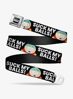 South Park Cartman Suck My Balls Pose Seatbelt Buckle Belt