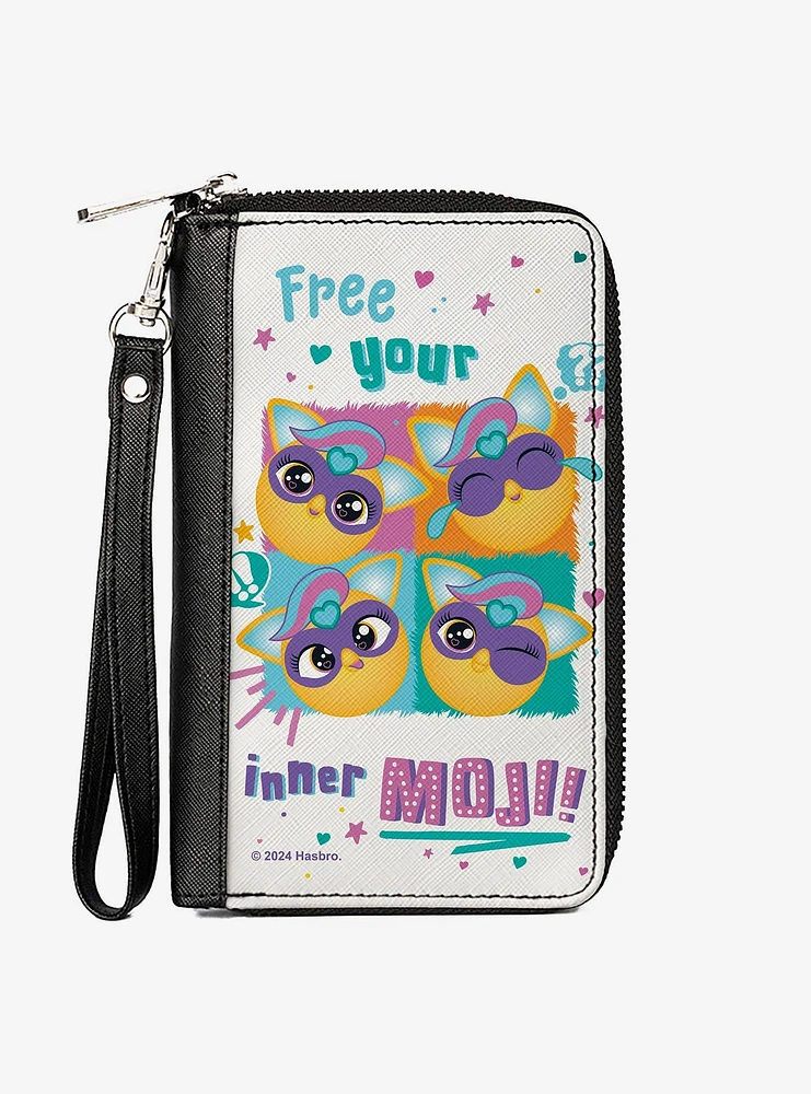 Furby Furbmoji Free Your Inner Moji Expressions Zip Around Wallet