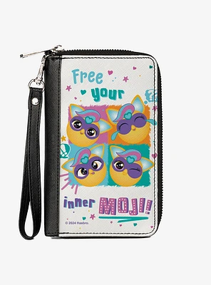 Furby Furbmoji Free Your Inner Moji Expressions Zip Around Wallet