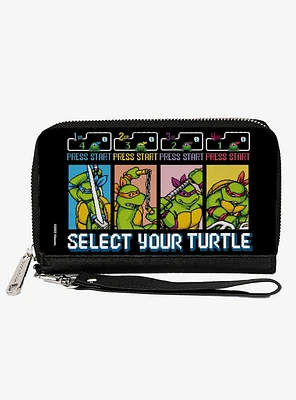 Teenage Mutant Ninja Turtles Select Your Turtle Arcade Zip Around Wallet