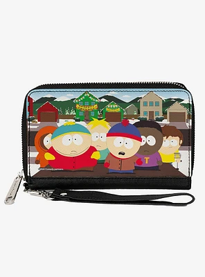 South Park Privacy Tour Boys Group Scene Zip Around Wallet