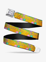 Furby Furbmoji and Furbish Phrases Icons Seatbelt Buckle Belt