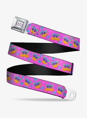 Furby Furbmojis Lol Icons Collage Seatbelt Buckle Belt