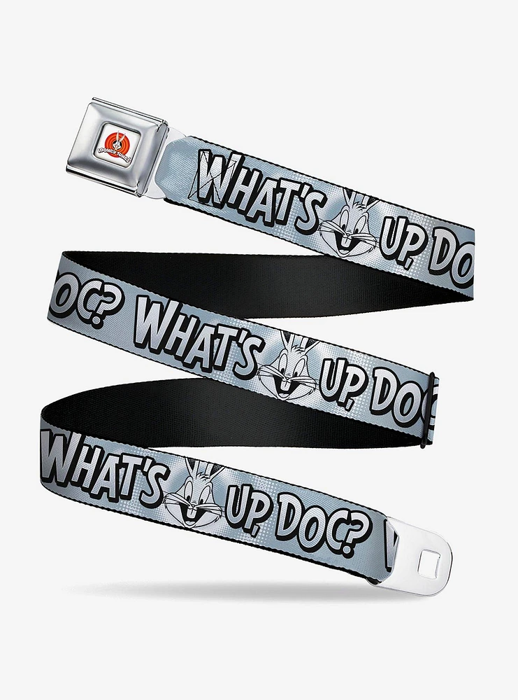 Looney Tunes Bugs Bunny What's Up Doc Pose Seatbelt Buckle Belt
