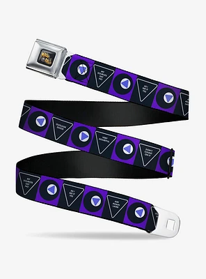 Magic 8 Ball Answers and Blocks Seatbelt Buckle Belt