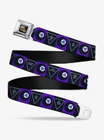 Magic 8 Ball Answers and Blocks Seatbelt Buckle Belt
