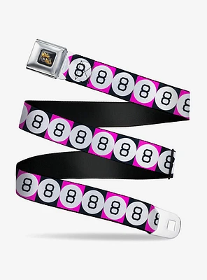 Magic 8 Ball Blocks Seatbelt Buckle Belt