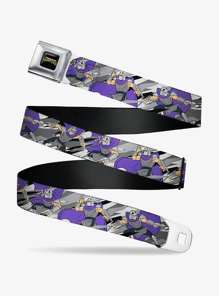 Teenage Mutant Ninja Turtles Shredder Poses Seatbelt Buckle Belt