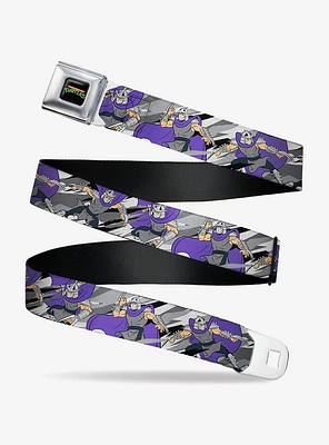 Teenage Mutant Ninja Turtles Shredder Poses Seatbelt Buckle Belt