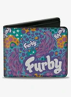 Furby Title Logo Fur Print Bifold Wallet