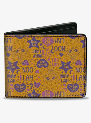 Furby Furbish Phrases and Icons Bifold Wallet