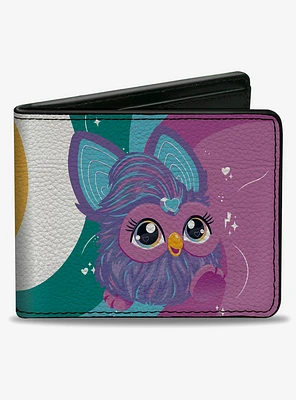 Furby Purple Furby You Are Wonderful Bifold Wallet