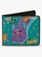 Furby Purple Furby Free Your Inner Furb Rainbow Bifold Wallet