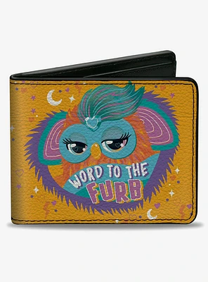 Furby Orange Furby Word To The Furb Heart Pose Bifold Wallet