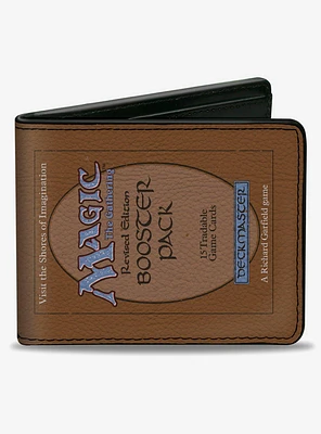Magic: The Gathering Booster Pack Deckmaster Card Replica Bifold Wallet