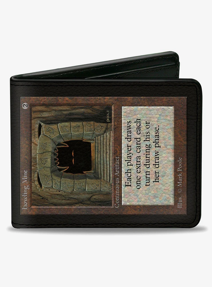 Magic: The Gathering Howling Mine Deckmaster Card Replica Bifold Wallet