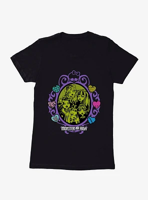 Monster High Mirror Hearts Group Womens T-Shirt