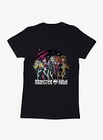 Monster High Night Sky Group Womens T-Shirt