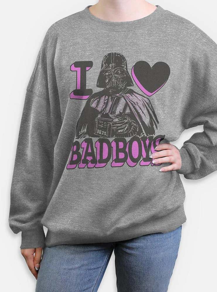 Star Wars Bad Love Womens Oversized Sweatshirt
