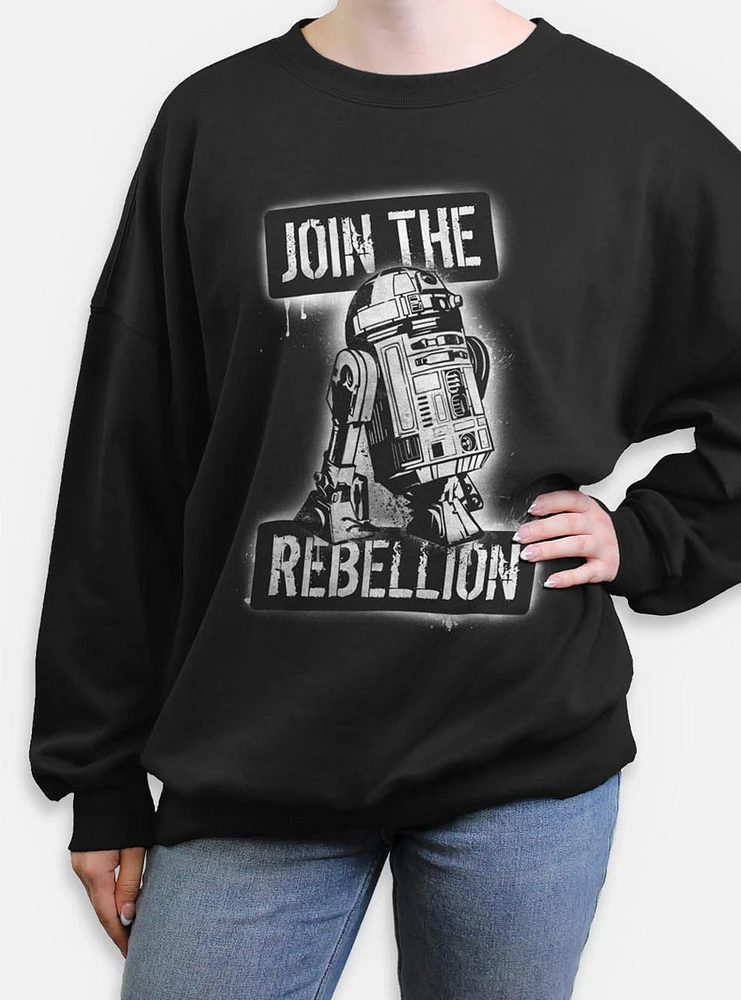 Star Wars Join The Rebels Womens Oversized Sweatshirt