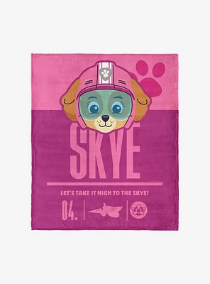 Paw Patrol High to the Skye 40x50" Silk Touch Throw Blanket