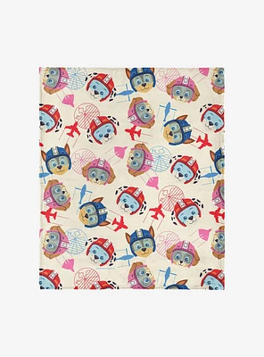 Paw Patrol Air Rescue Pattern 40x50" Silk Touch Throw Blanket