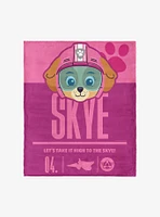 Paw Patrol High to the Skye 60x80" Silk Touch Throw Blanket