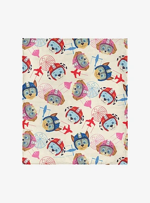 Paw Patrol Air Rescue Pattern 60x80" Silk Touch Throw Blanket