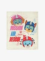 Paw Patrol Mission Air Rescue 40x50" Silk Touch Throw Blanket