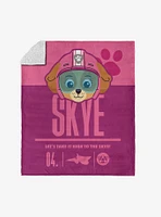 Paw Patrol High to the Skye Silk Touch Sherpa Throw Blanket